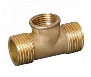 Трійник 1/2'' зовн/внутр/зовн Україна, латунь Харків