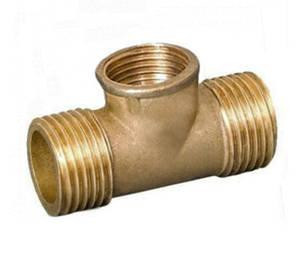 Трійник 1/2'' зовн/внутр/зовн Україна, латунь Харків - фото 2