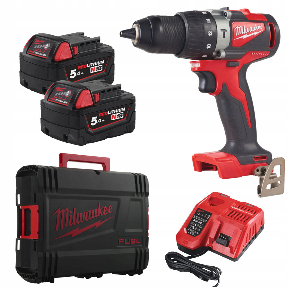 Дриль-шурупокрут з ударом акумуляторний MILWAUKEE, M18 BLPD2-502X Одесса - изображение 2