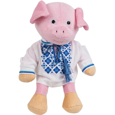 М'яка іграшка Tigres Cвинка-хлопчик у вишиванці, 25 см (СВ-0021) Вінниця - фото 1