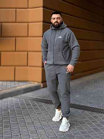 Мужской костюм из флис- полара XL-XXL, Графит Одесса