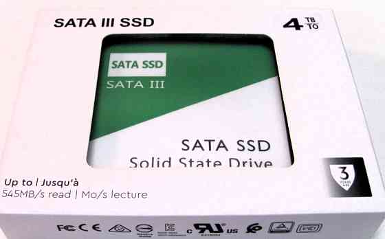 SSD SATA III 2.5" Solid State Drive об'єму 4TB | Ідеальний стан. Київ