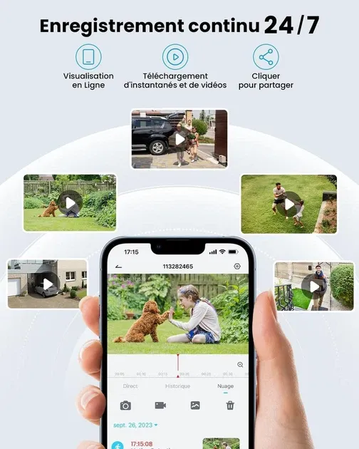 Поворотна вулична Wi-Fi камера ieGeek ZS-GQ2 (Full HD, PTZ, Night Vision) Луцк - изображение 3