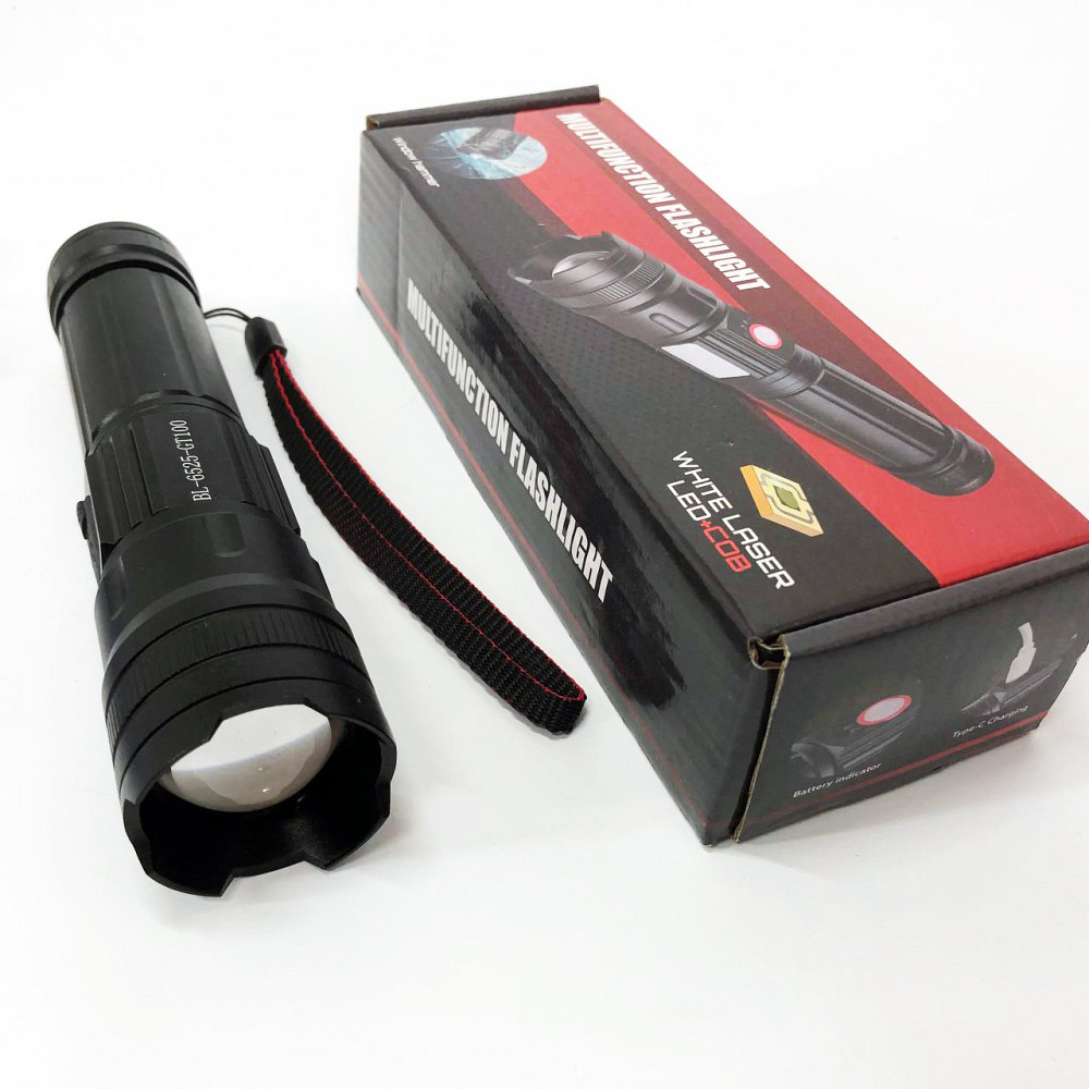 Компактный аккумуляторный фонарь, Ручной аварийный фонарь Тактичный ручной FC-39 Львов - изображение 1