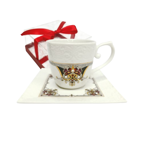 Набір чайний Лаура (ч.220мл + блюдце d14см) 2320-3 S&T Житомир - фото 1