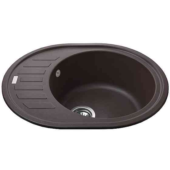 Гранітна мийка Globus Lux ARNO коричневий 620x500 мм-А0006 Київ