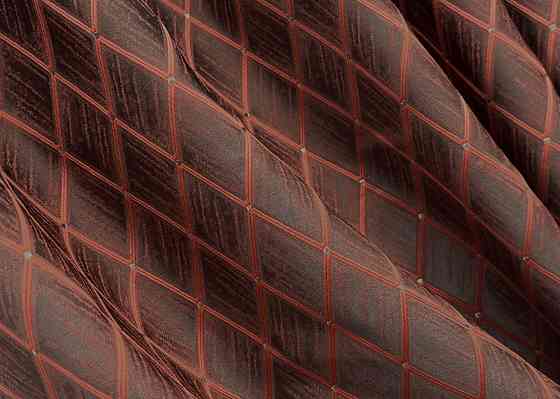 Шторна тканина жакард, колекція "RUBI" колір графітовий з теракотовим 1762ш Київ