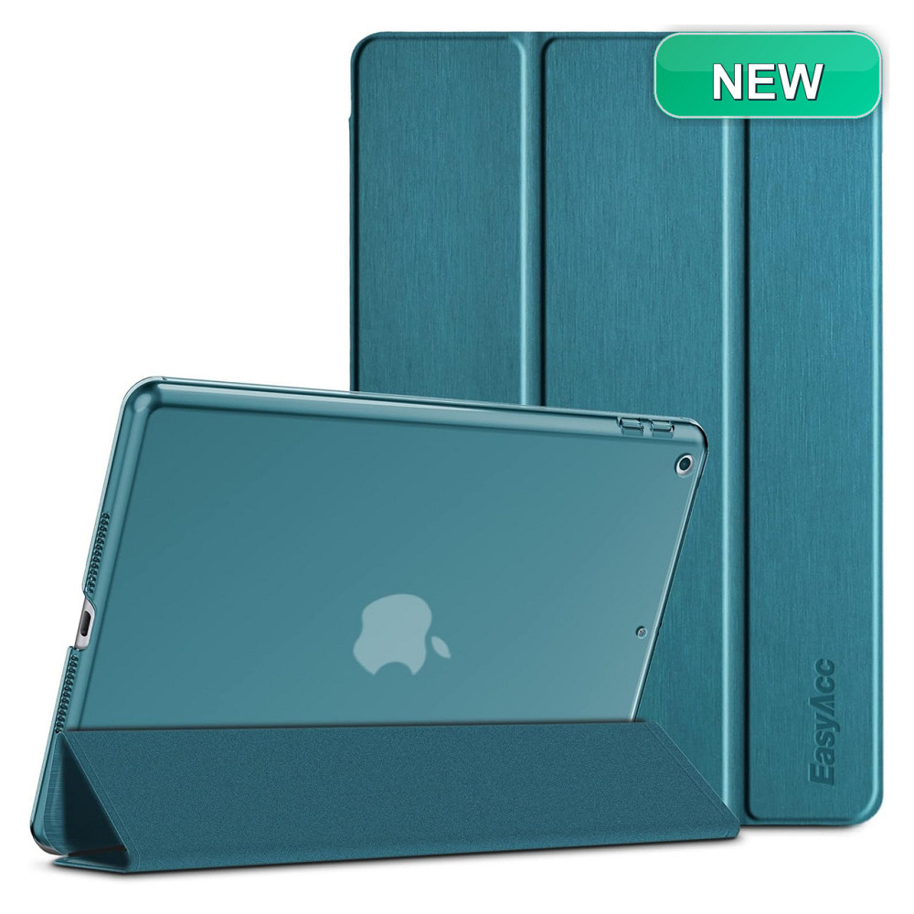 Чохол для iPad 10.2 9/8/7 поколінь EasyAcc ультратонкий PU шкіра та матовий PC павичиний синій підставка 2 положення Київ - фото 1