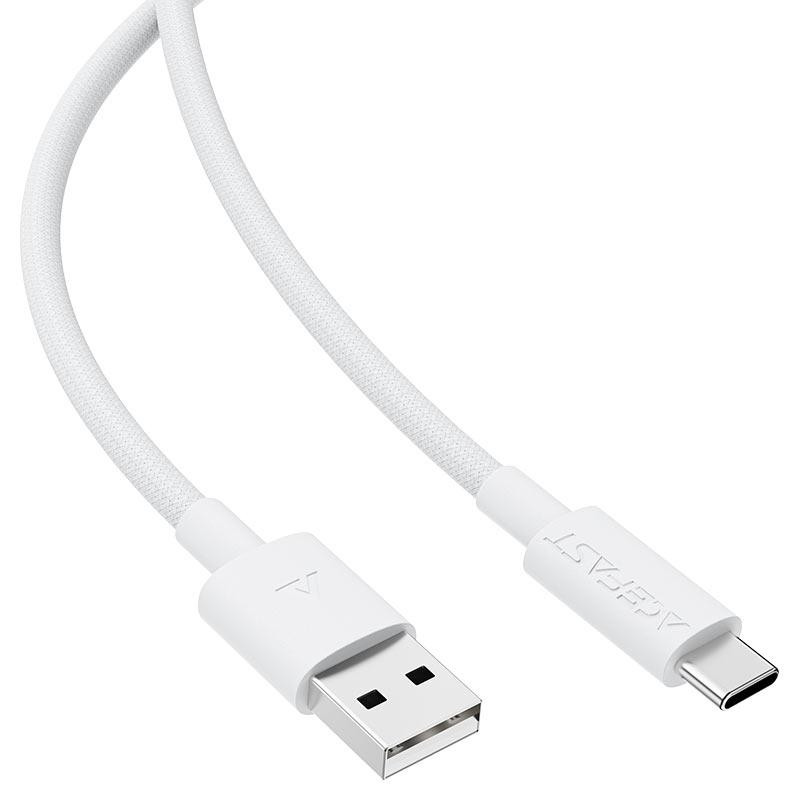 Кабель ACEFAST C18-04 USB-A to USB-C braid charging data cable White Одесса - изображение 4