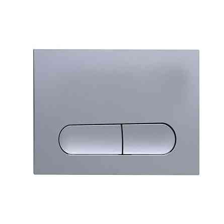 Панель змиву Koer KT-0608-01 240x160x10mm пластикова, кнопка закруглена (колір хром) (KR6124)   ( 26413 ) Харків