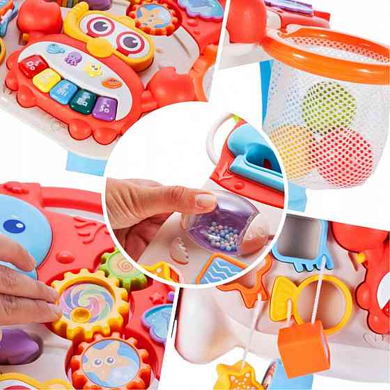 Ходунки-каталка Limo Toy Веселий бізіборд Червоний (HB 0008 AB) Чернігів