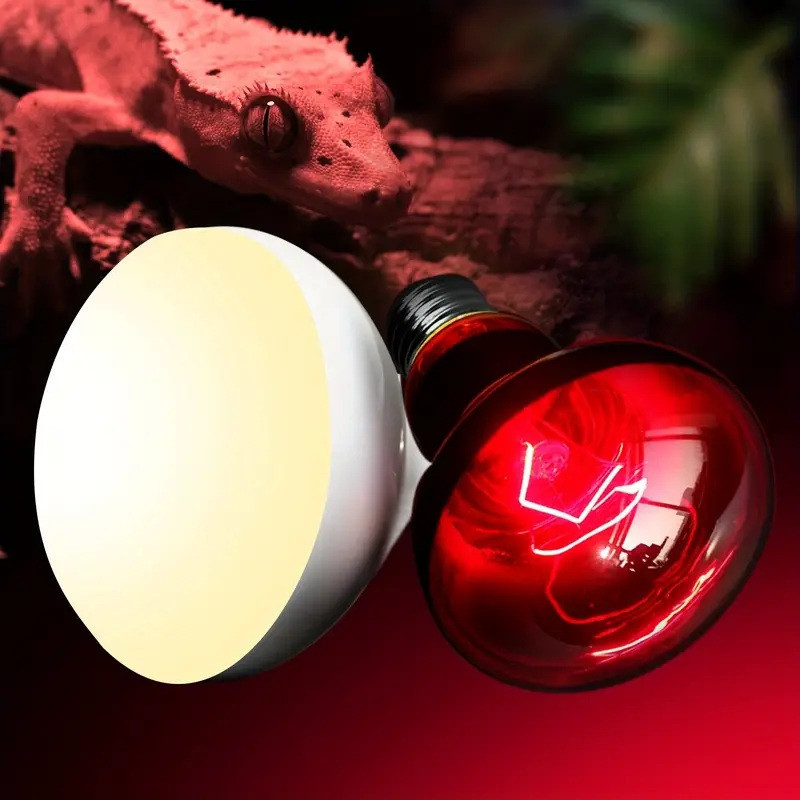 Інфрачервона лампа E27 50Вт для обігріву терраріумів Київ - фото 5