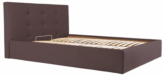 Кровать Двуспальная Manchester Comfort 180 х 190 см Fly 2231 С подъемным механизмом и нишей для белья Темно-коричневый Киев