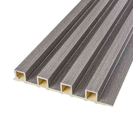 Декоративная серая стеновая рейка Киев