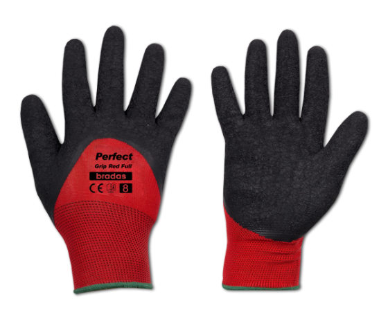 Рукавички захисні PERFECT GRIP RED FULL латекс, розмір 8, RWPGRDF8 Київ