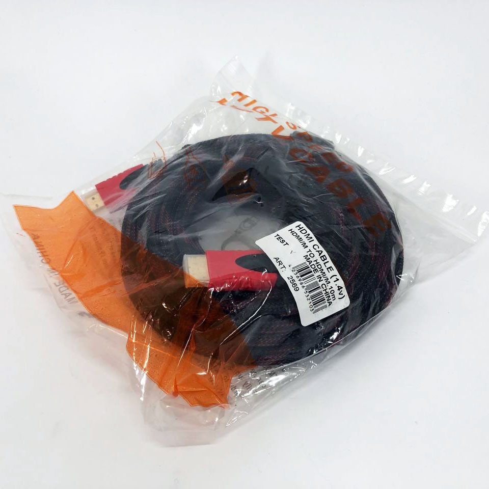 Кабель HDMI - HDMI 10m усиленный в обмотке 10м шнур MR-83 Киев - изображение 5
