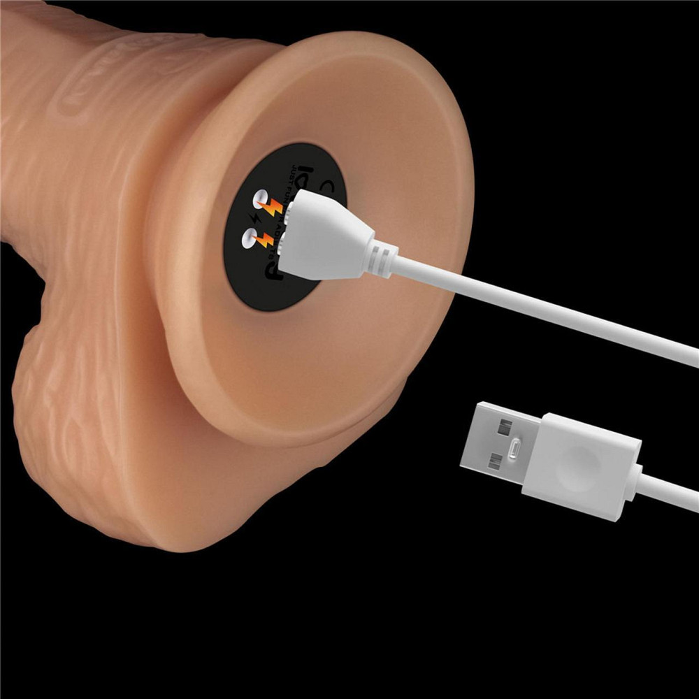Реалістичний вібратор - Vibrating Power Basics Cock 8.5" Sex Aura Київ - фото 8