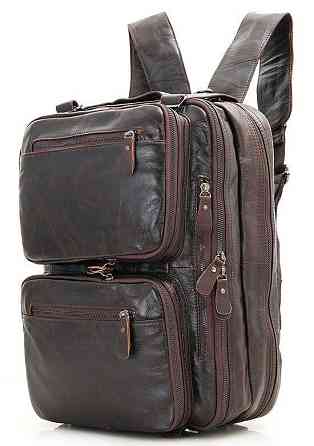 Сумка мужская трансформер Коричневая (Vintage) Киев