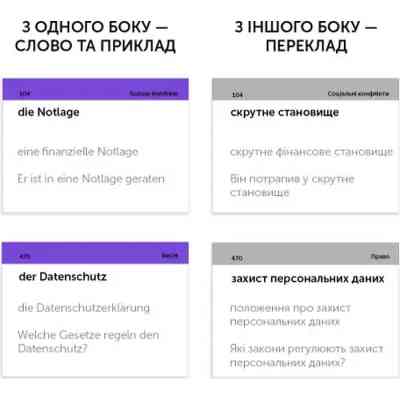 Обучающий набор English Student Карточки для изучения немецкого языка Высокий уровень C1-C2, украинский (591225945) Винница