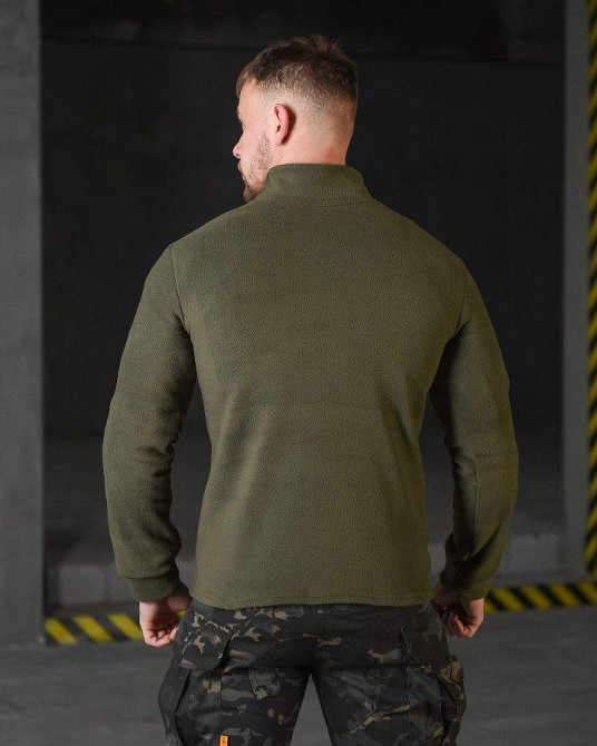 Гольф флисовый олива ВТ4790 Одесса - изображение 4