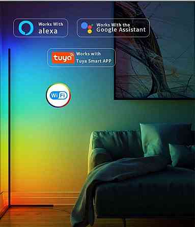 Нічник RGB 180 см. Нічник світильник WiFi Bluetooth Київ