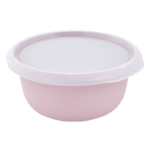 Миска з кришкою 1,75л пластик фрезія/прозорий Алеана Житомир - фото 1