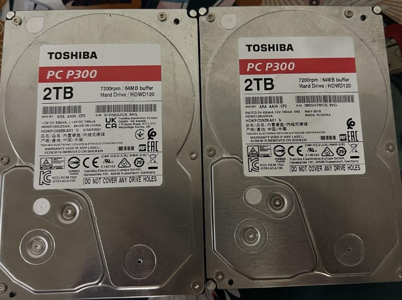 HDD Toshiba P300 2TB для ПК. Киев - изображение 1