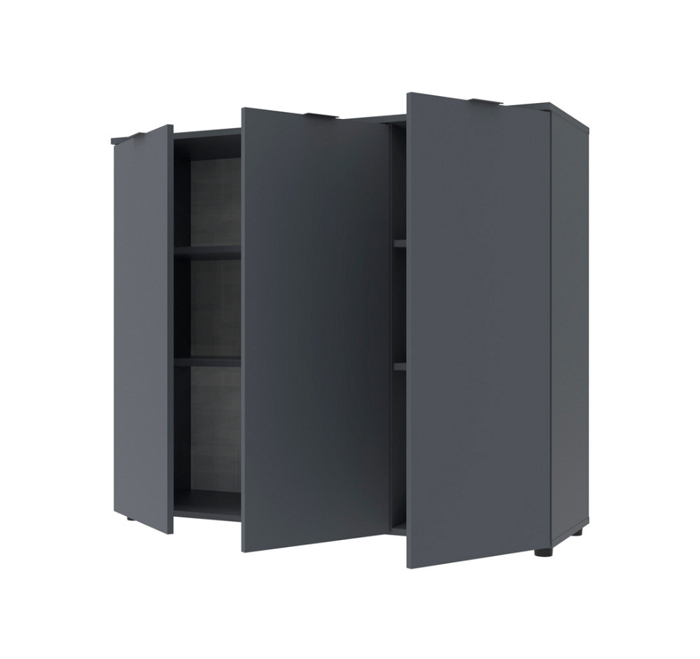 Комод у вітальню Doros Рон 6 120х38х100 см Графіт (DRS-011303) Львів - фото 8