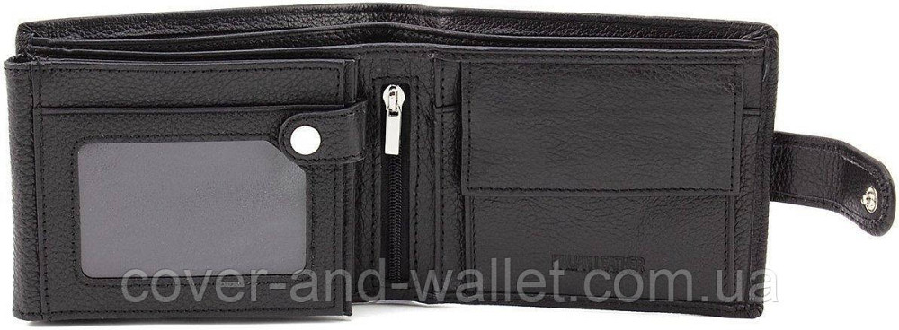 Мужской кожаный портмоне с отделом для документов ST Leather Киев - изображение 5