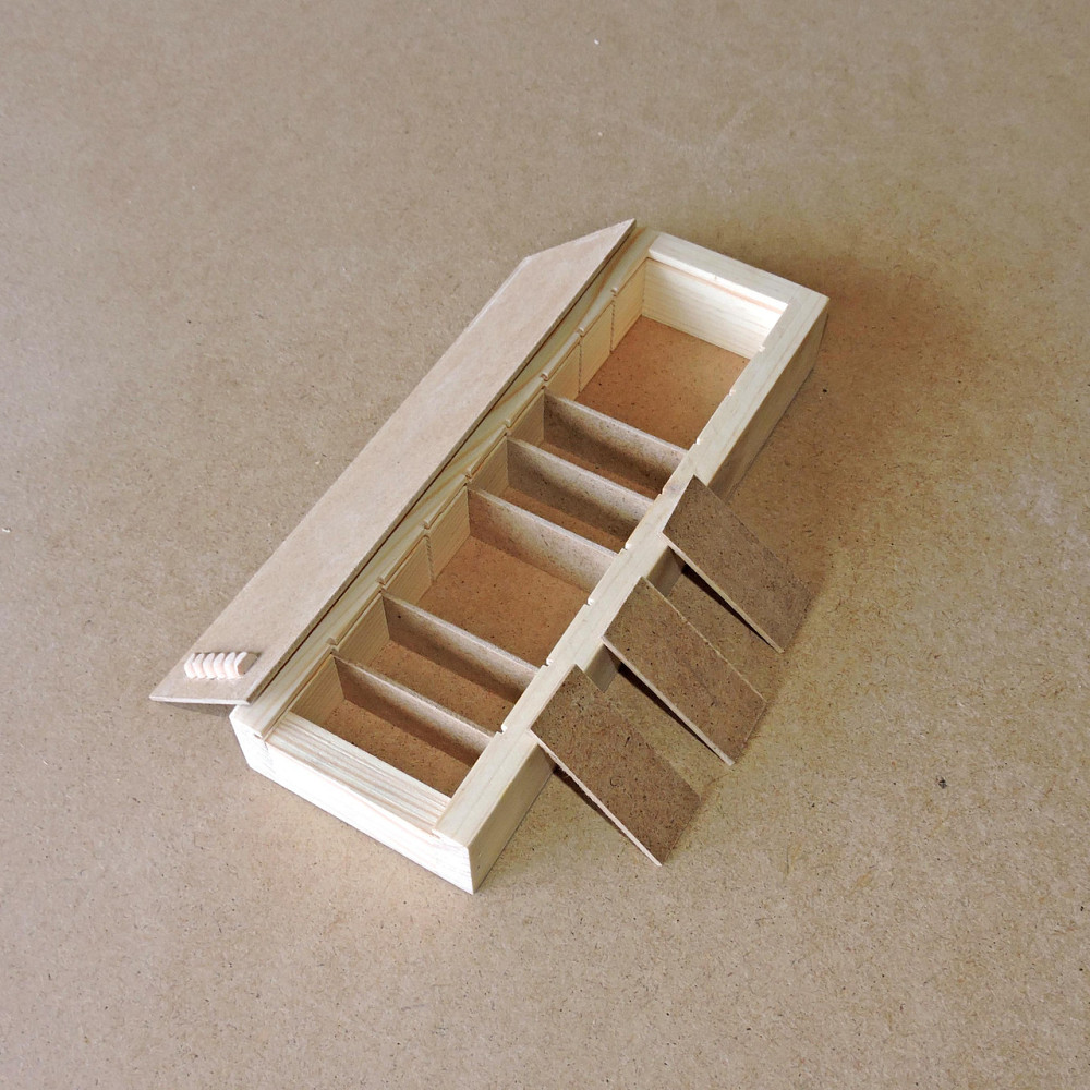 Пенал деревянный 