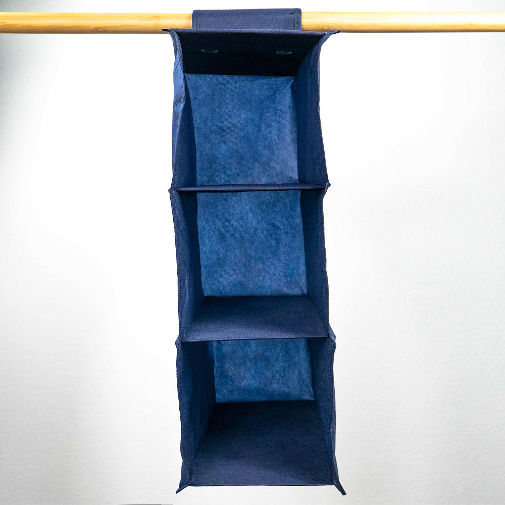 Підвісні полички органайзер для зберігання речей 62x20x30 см M HP-M (Синій) Суми - фото 4