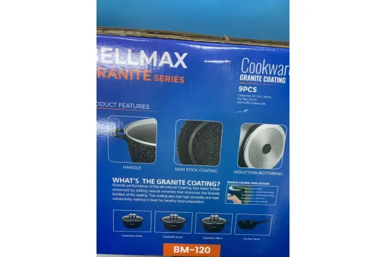 Набор посуды 9 предметов Bellmax Cookware Set BM-120 Коломия