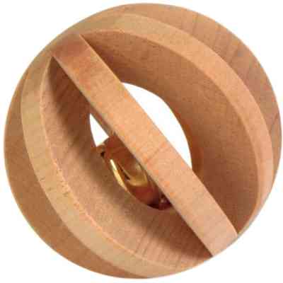 Игрушка для грызунов Trixie Шарик со звонком 6 см бежевый (4011905061870) Винница