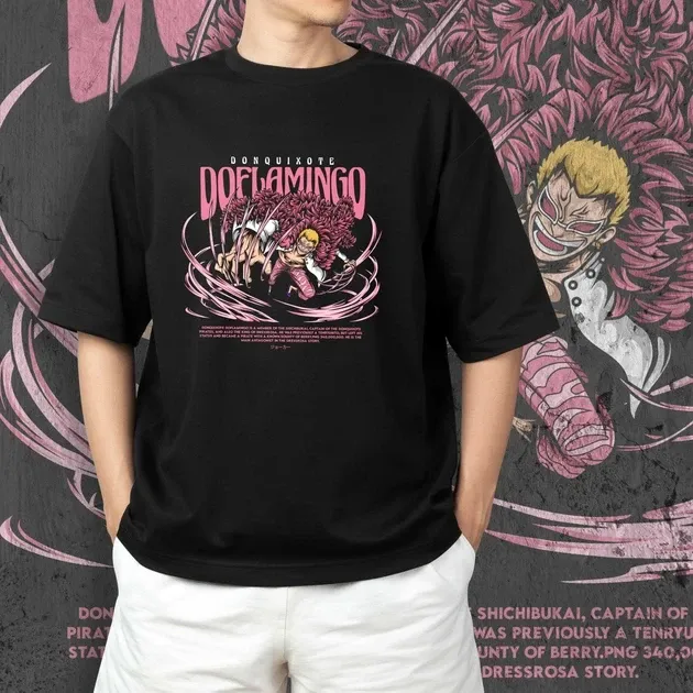 Футболка для підлітка хлопчика з принтом Ван Пис D. Doflamingo Розмір 160 Anime10232 Дніпро - фото 4