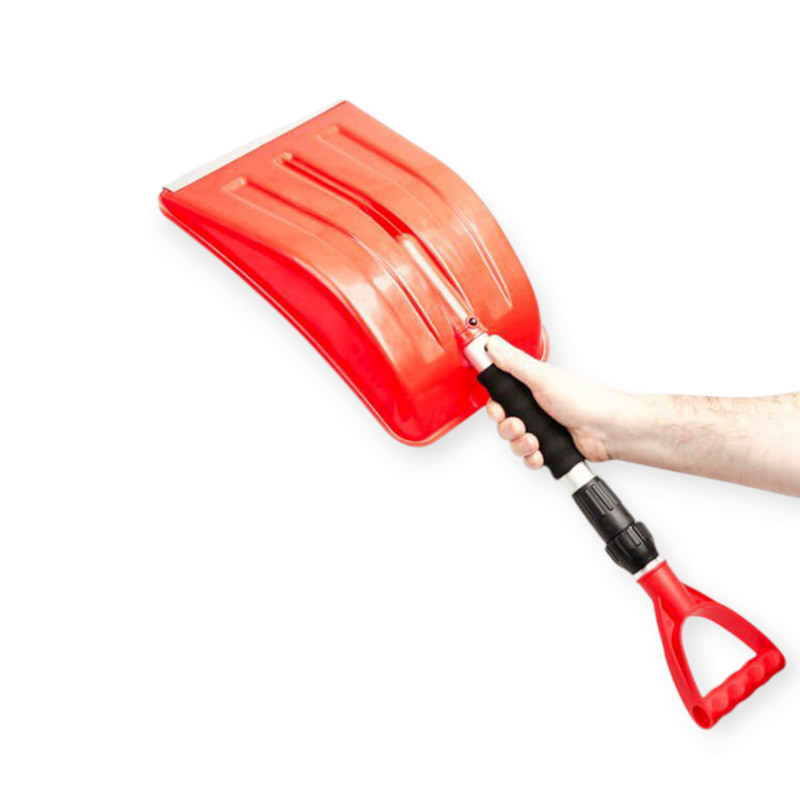 Лопата снега 25 х 68-87см телескоп, мягкая вставка, алюм. трубка с металл. губой для Мукачево - изображение 7