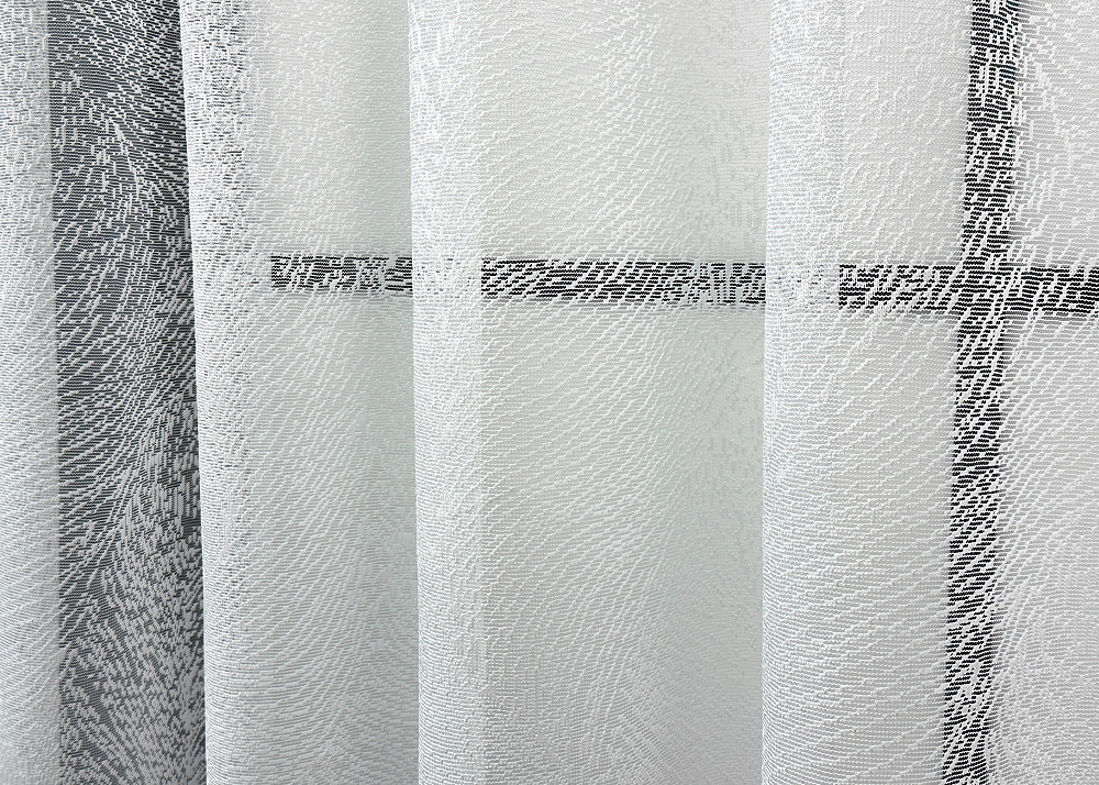 Тюль VR-Textil 1781т Жаккард Белый 300х140 см (42-1065) Киев - изображение 4
