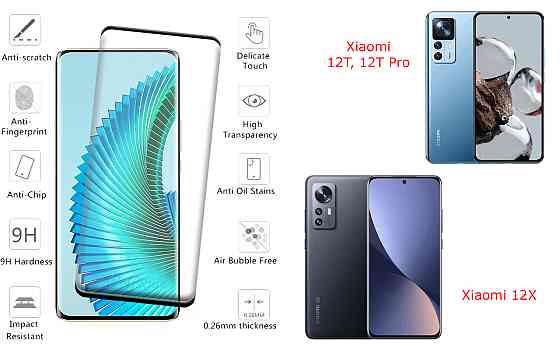 Защитное стекло HyperGlass Pro для Xiaomi 12T, 12T Pro, 12X – максимальная чувствительность и защита Киев