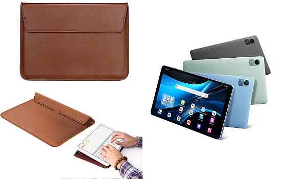Чехол-конверт VitoCase для Blackview Oscal Pad 5, с функцией подставки для планшета Коричневый Киев