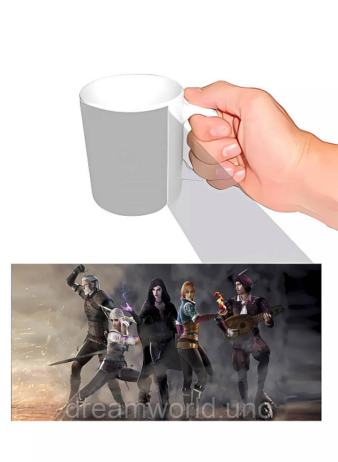 Чашка з принтом Witcher Харків - фото 1