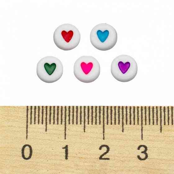 Декоративні намистинки для творчості Серця Dom Busin УТ100031343 в упаковці 170 шт Вінниця