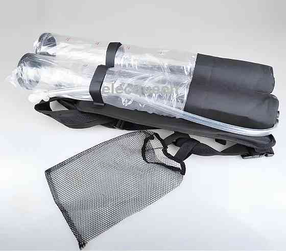 Рюкзак-дозатор RESTEQ на 6 л — портативний бар на спину з двома кранами і тримачем для склянок Київ