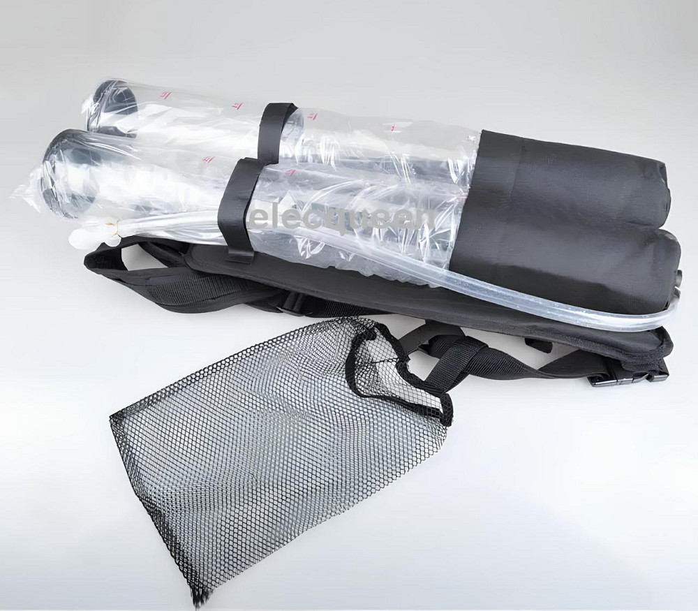 Рюкзак-дозатор RESTEQ на 6 л — портативний бар на спину з двома кранами і тримачем для склянок Київ - фото 2