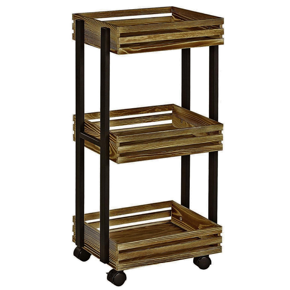 Этажерка для ванной на колёсиках 