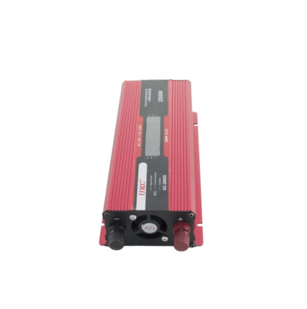 Інвертор UKC KC-2000D 2000W 12V–220V з LCD дисплеєм та USB, перетворювач напруги Одеса
