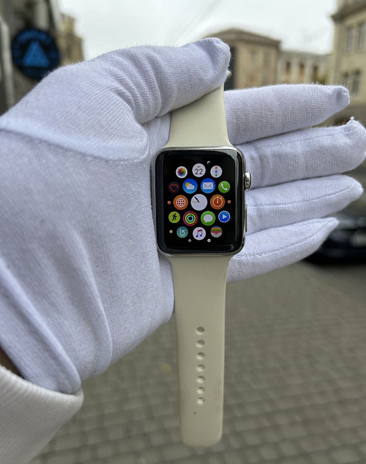 Apple Watch 316L stainless steel Sapphire crystal 1/2 серия. Киев - изображение 1