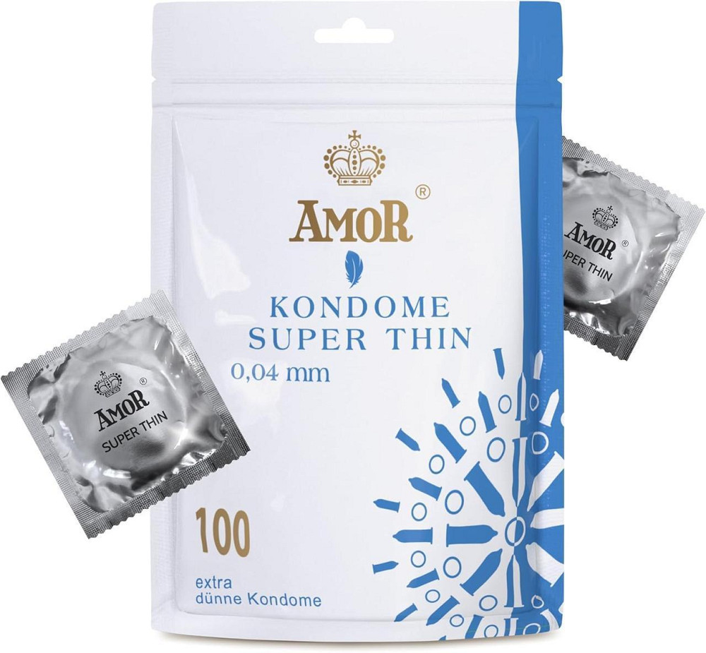 Презервативи - Amor Super Thin, 100 шт. Sex Aura Київ - фото 1