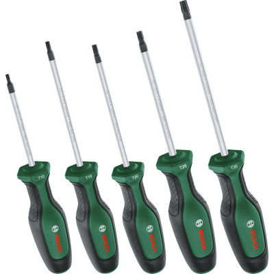 Набор отверток Bosch Torx 5шт, T10, 15, 20, 25, 30. (1.600.A02.BX6) Винница - изображение 1