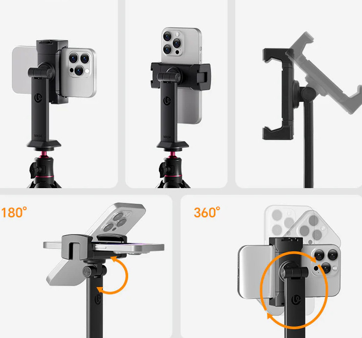 Держатель для телефона на штатив с быстросъемной платформой Uka Ulanzi MA54 Киев - изображение 2