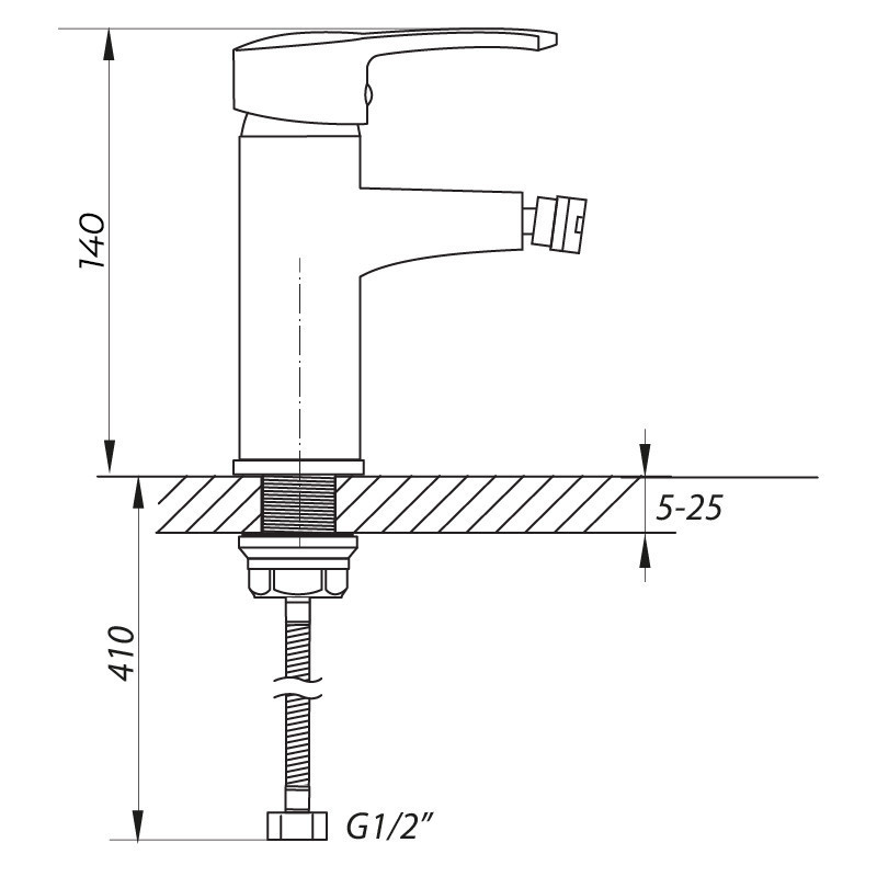 Змішувач для біде Zerix STD 135   ( ZX0194 ) 29069 Харьков - изображение 2