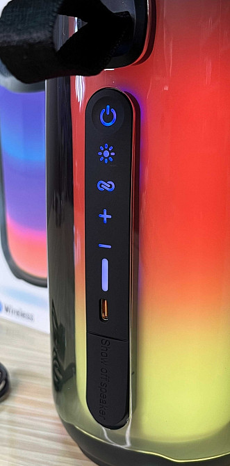 Бездротова Bluetooth-колонка Pulse 5 з підсвіткою 20 Вт | мікрофон. Харків - фото 3